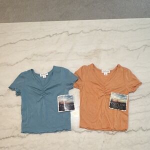 Women's Outlaw Two Piece Bundle Size Small Shirts Brand New With Tags 1056